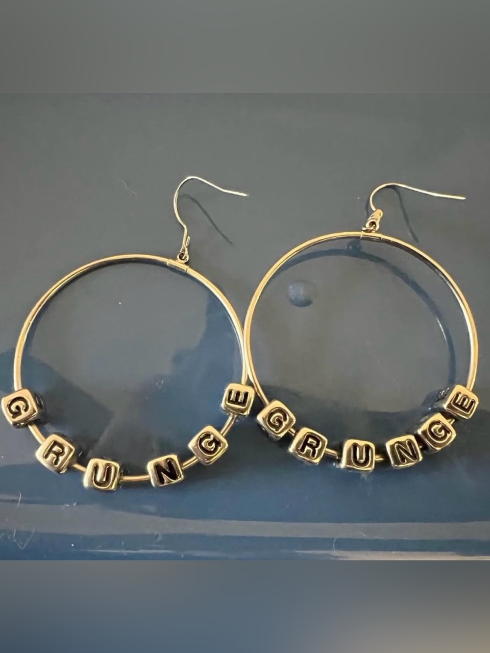 Grunge Hoop earrings